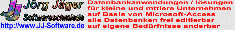 Datenbankanwendungen f�r Access